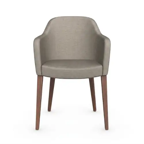 Chaise en Bois Ave Accoudoir Wengue