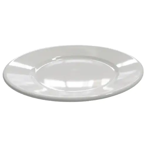 Assiette à Pain Rond en Mélamine Blanc Ø 20