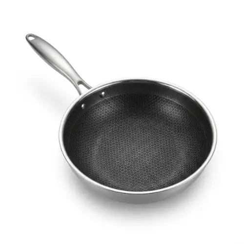 Wok en Inox Antiadhésive Ø 34 cm