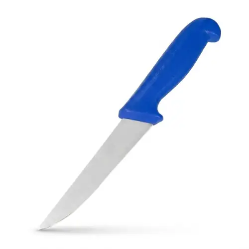 Couteau de Boucher 30 cm Manche Bleue