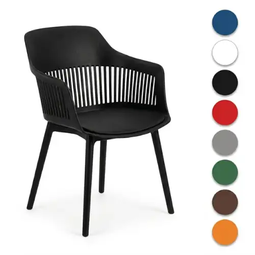 Chaise Hawai Polyethylene Renforce Bleu