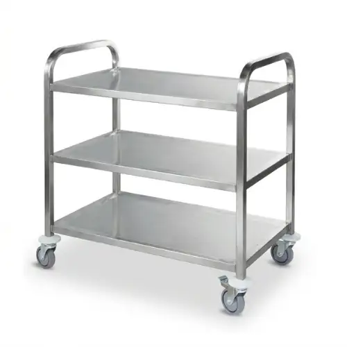 Chariot 3 Niveaux en Inox