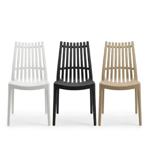 Chaise Alina sans Accoudoir Blanc Areta