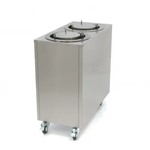 Chariot Chauffe Assiettes Double