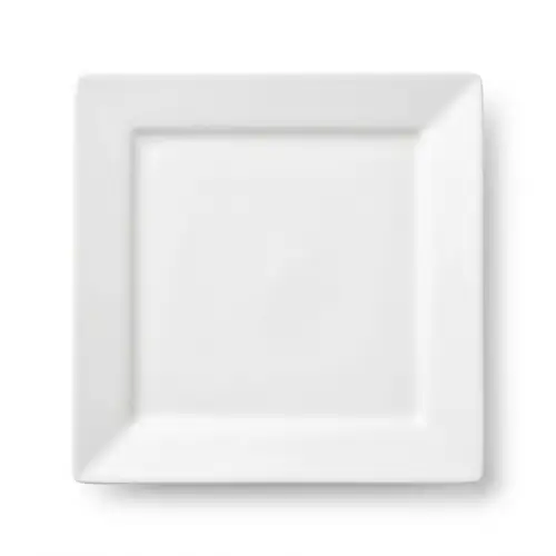 Assiette Carre en Porcelaine Ø 18.5×1.5 Jf20