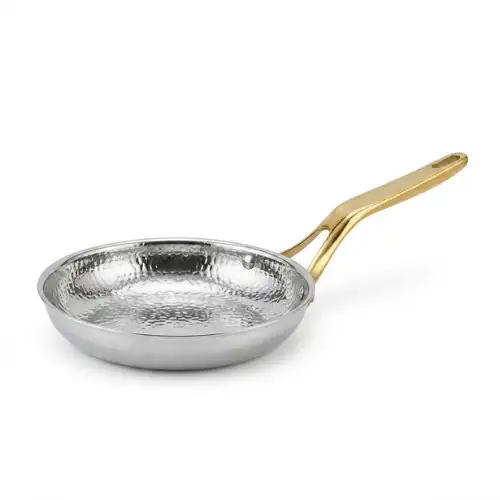 Poêle à Queue en Inox Chrome Ø 21