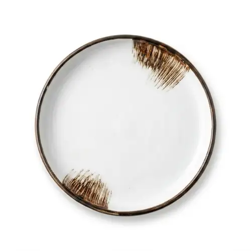 Assiette Asiatique en Porcelaine Rond 30 cm
