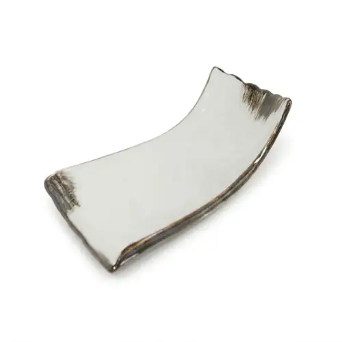 Assiette Asiatique Vague Blanc GM