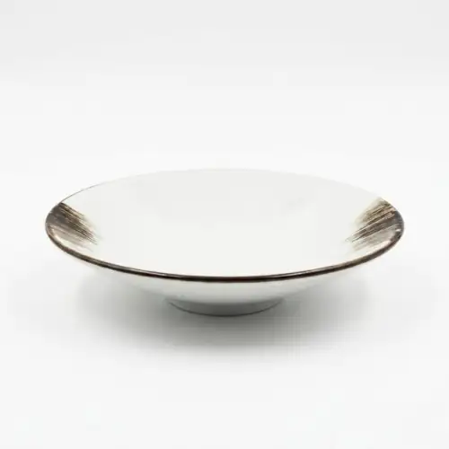 Assiette Asiatique en Porcelaine Rond 20 cm
