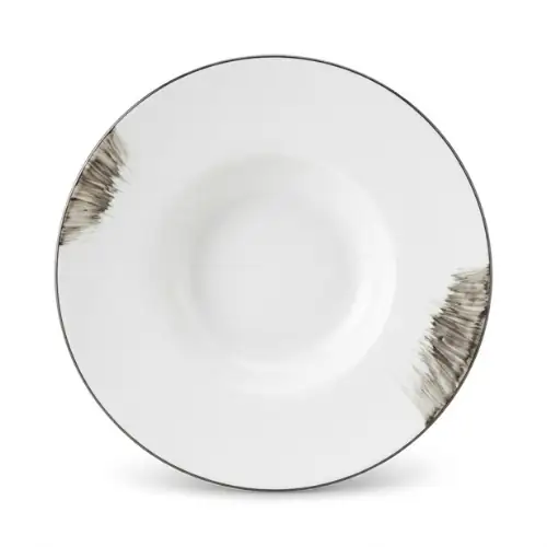 Assiette Asiatique en Porcelaine Oval 25 cm