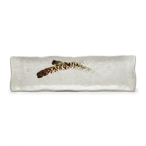 Assiette Asiatique Rect 38×10cm