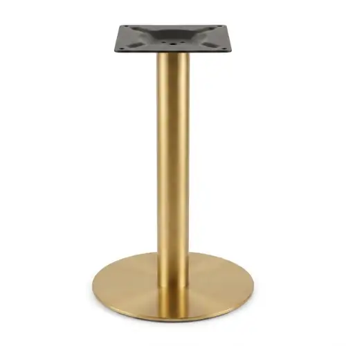 Pied Rond Tige et Base Gold