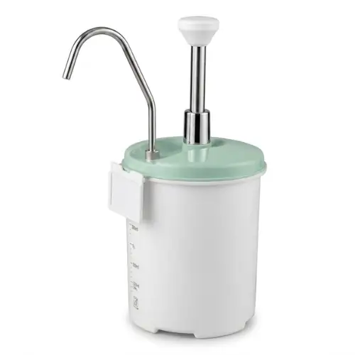 Distributeur de Sauce Rond à Pompe 4 Litr