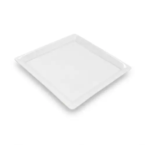 Assiette Carre D13.5×2 cm en Porcelaine