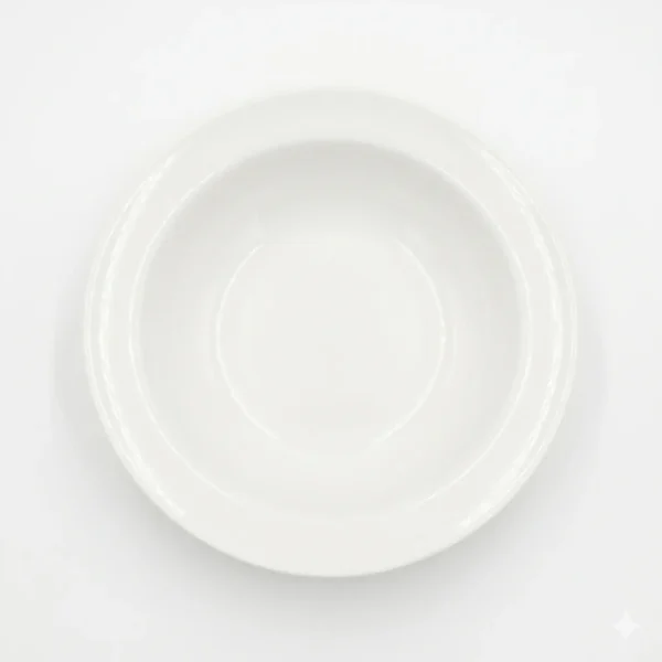 Assiette Creuse Rond en Porcelaine 18.5×6