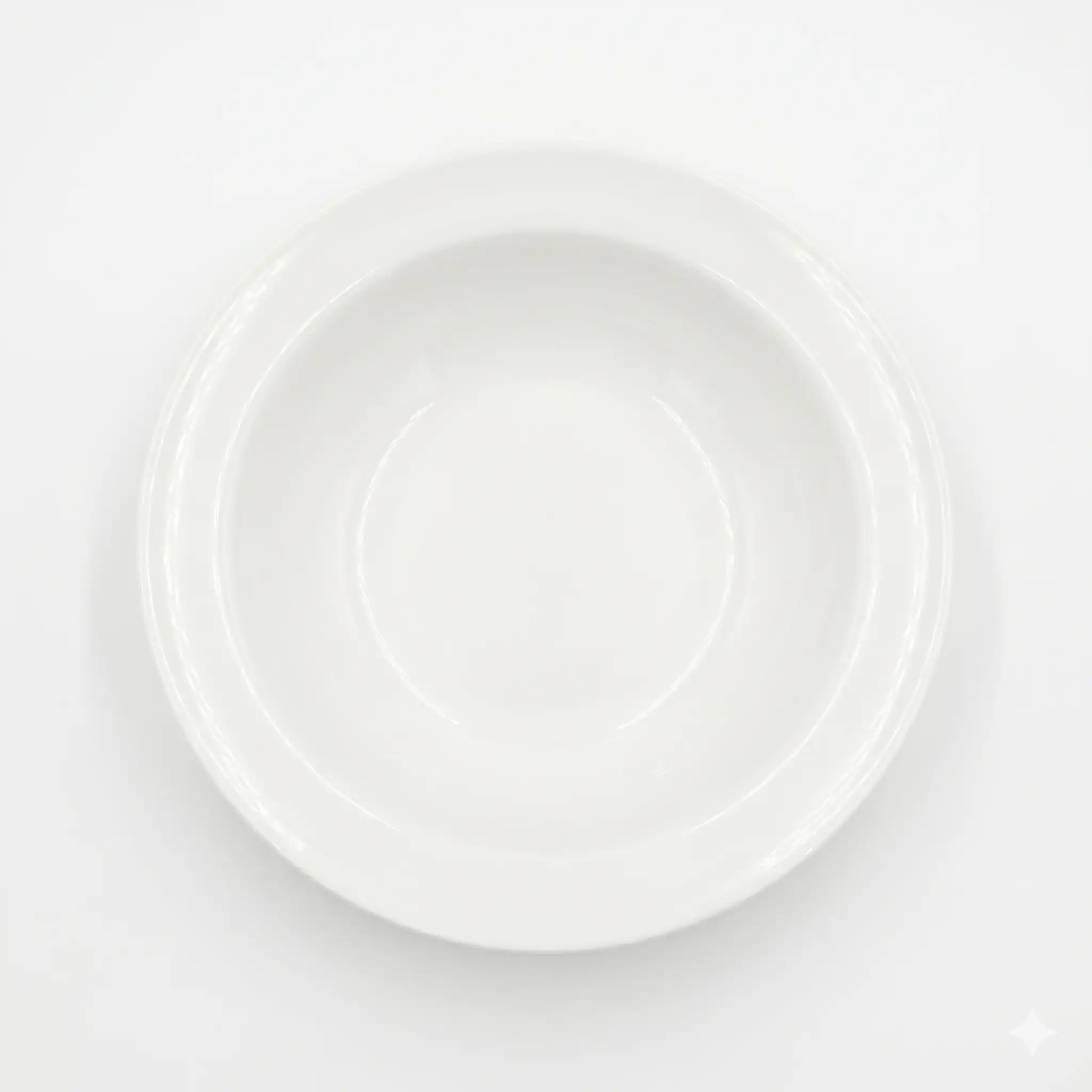 Assiette Creuse Rond en Porcelaine 18.5×6