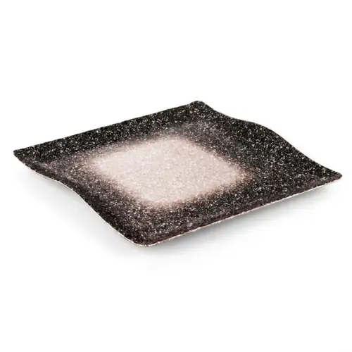 Assiette Carre Galaxy en Mélamine 28×28×3.7
