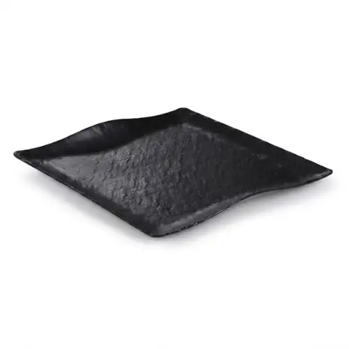 Assiette Carre en Mélamine 28×28×3.7