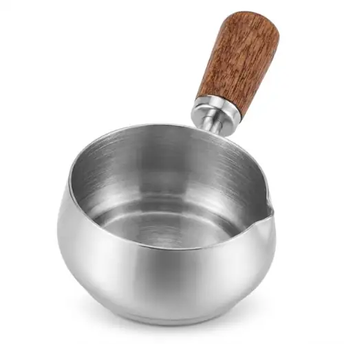 Casserole à Sauce Manche en Bois Silver D