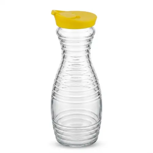 Bouteille à Eau en Verre avec Couvercle 1 l
