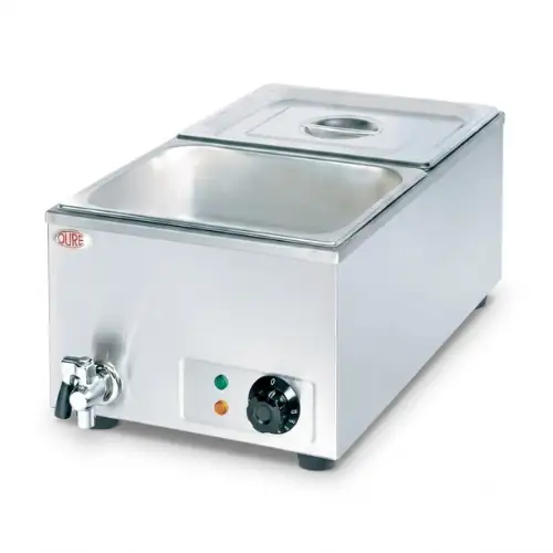 Bain Marie 2 Bacs Électrique à Poser avec