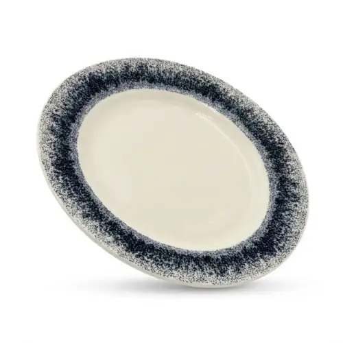 Assiette à Pain Rond en Porcelaine Blanc