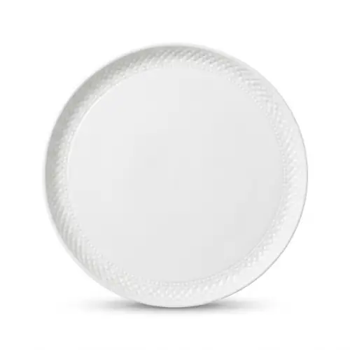 Assiette à Pizza en Porcelaine Blanche Ø 30