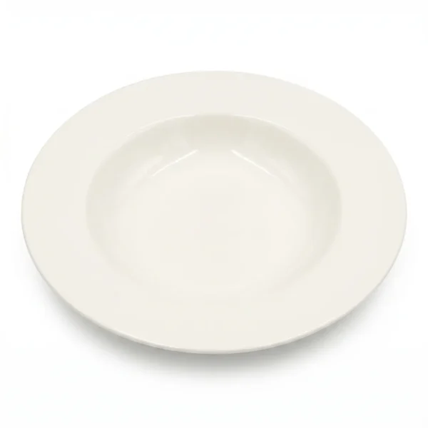Assiette Creuse en Porcelaine Blanc Ø 25