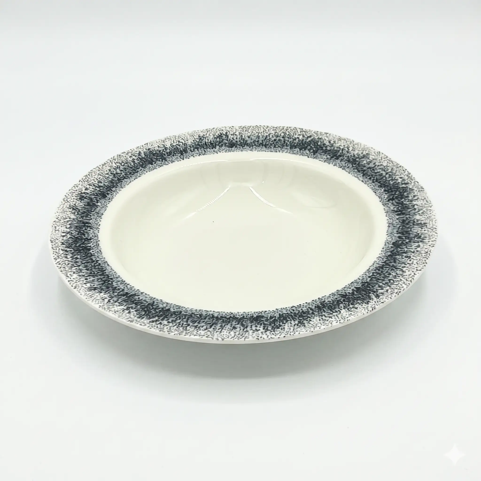 Assiette Creuse en Porcelaine Blanc Mou