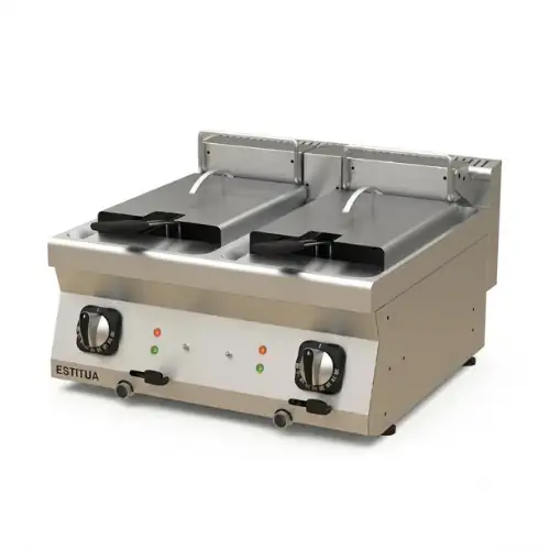 Friteuse Elect Double à Poser 8+8l 18kw 38 Turhan