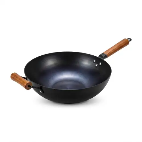 Wok Antiadhésive 34 cm avec Manche en