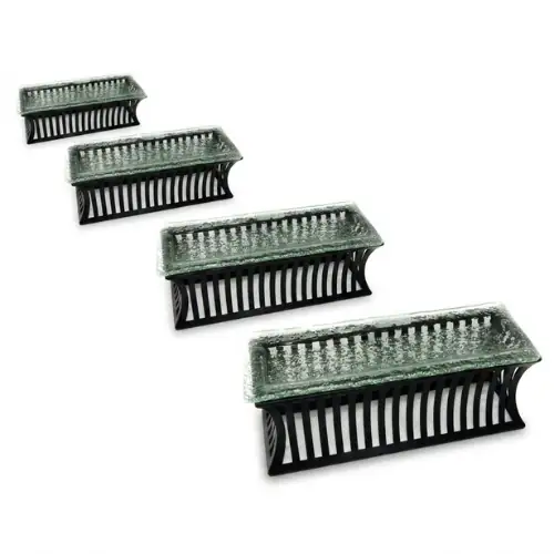 Ensemble de 4 Assiettes Buffet en Verre R