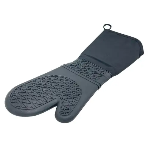 Gant à Four en Silicone Noir l 50 cm