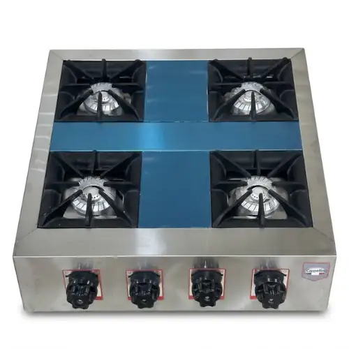 Rechaud Gaz 4 Feux Posable 640×675×170 Viber