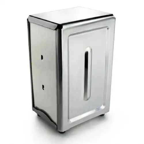 Porte Serviettes en Inox Dim 18x10x8 cm