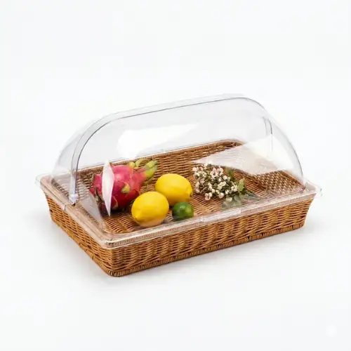 Cloche en Poly Rolle Top avec Plateau en