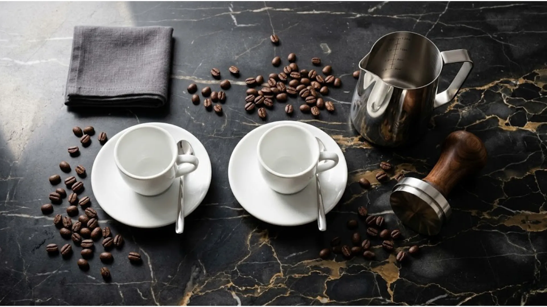 Accessoires café professionnel - tasses, pichets, tamper pour café au Maroc