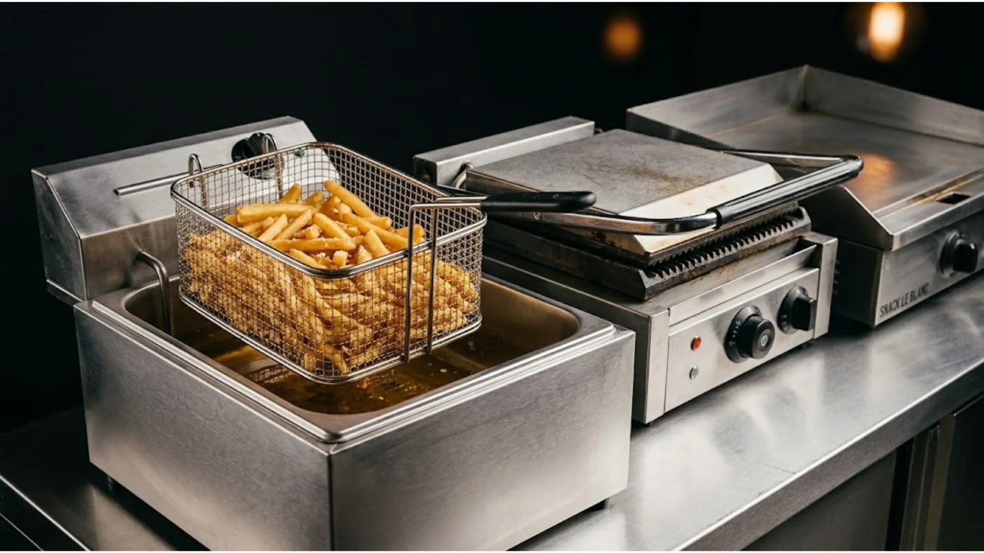 Friteuse professionnelle pour snack et fast-food au Maroc