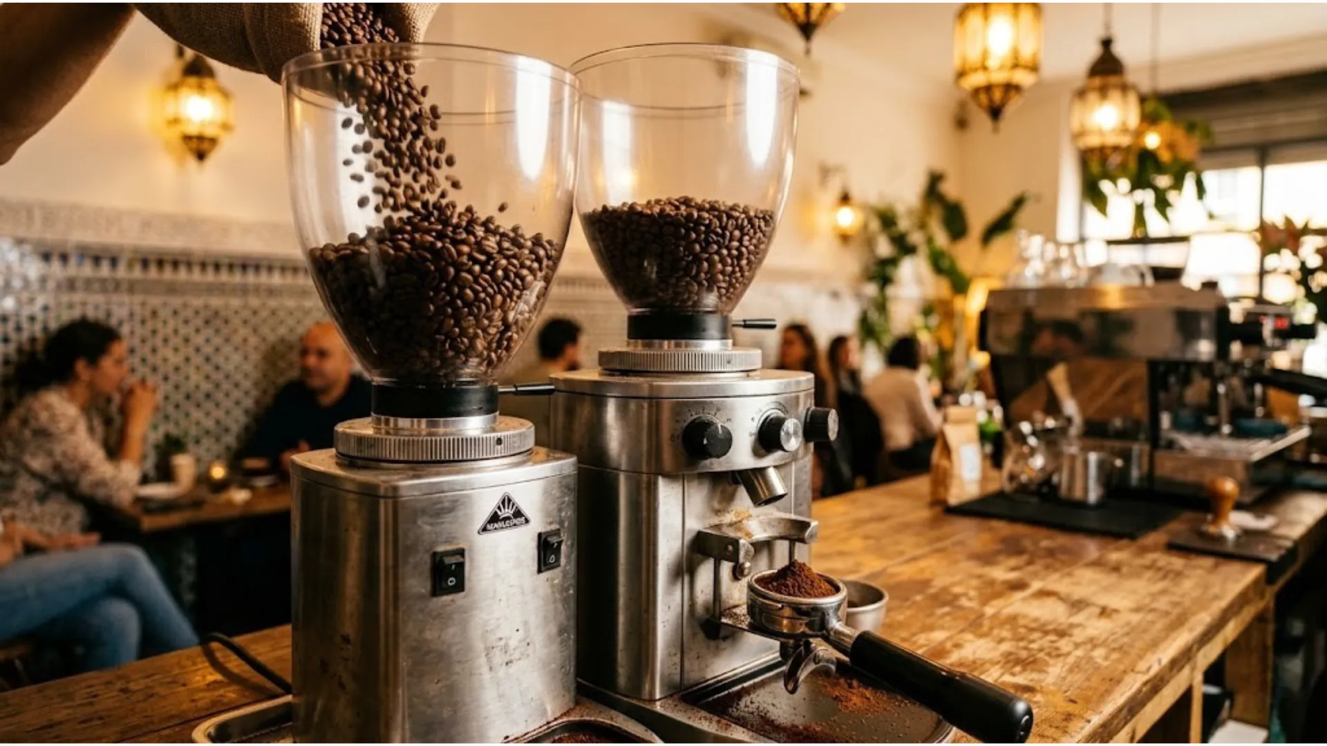 Moulin à café professionnel pour café au Maroc